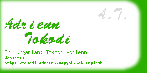 adrienn tokodi business card